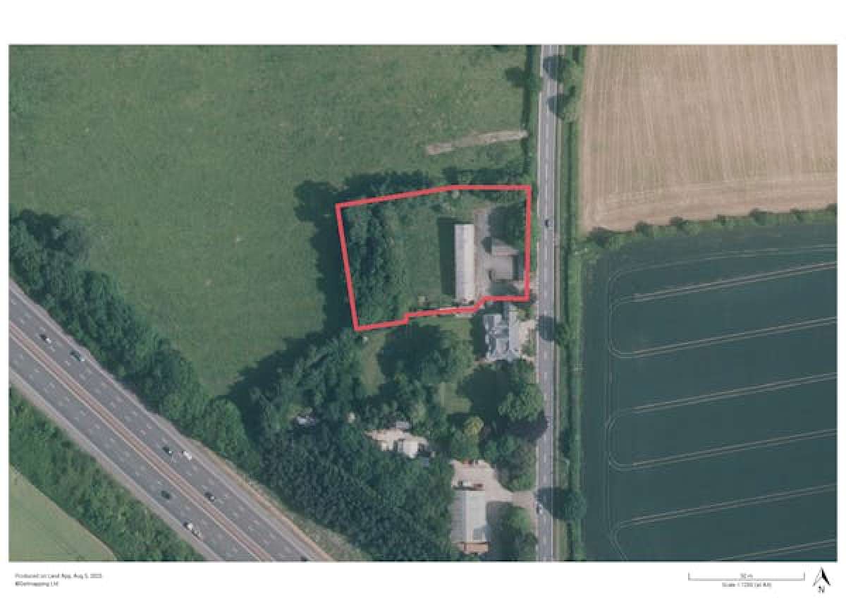 Site for sale with approved exclusive residential planning scheme in Banbury